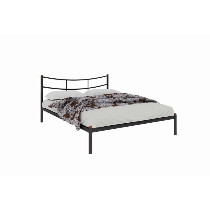 Кровать "Софья", 1200х1900, каркас чёрный от компании Интернет-гипермаркет «MALL24» - фото 1