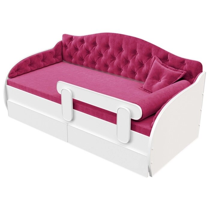 Кровать-тахта "КарлСон24" "ВЭЛЛИ", 87х165х89 см, розовая от компании Интернет-гипермаркет «MALL24» - фото 1