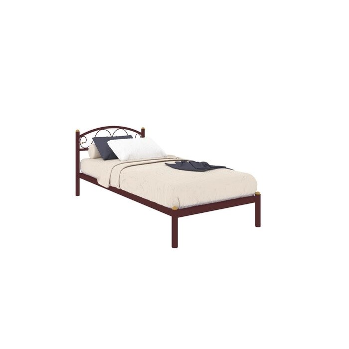 Кровать "Вероника Мини", 800х2000, каркас коричневый от компании Интернет-гипермаркет «MALL24» - фото 1