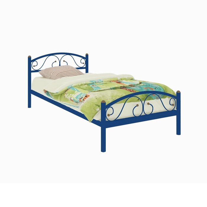 Кровать "Вероника Мини Плюс", 190  90 cм, каркас синий от компании Интернет-гипермаркет «MALL24» - фото 1
