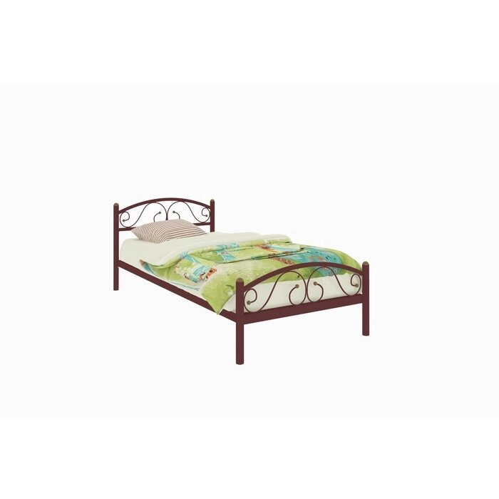 Кровать "Вероника Мини Плюс", 800х1900 каркас коричневый от компании Интернет-гипермаркет «MALL24» - фото 1