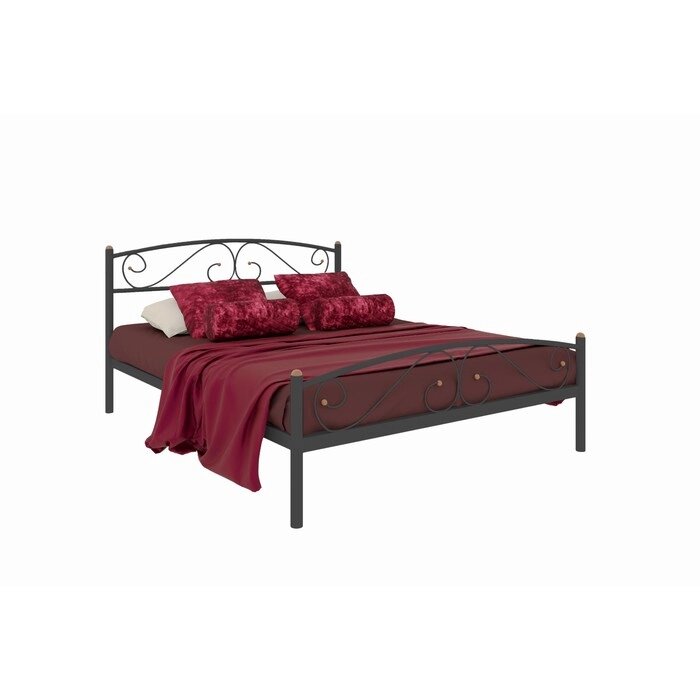 Кровать "Вероника плюс", 190  160 cм, каркас чёрный от компании Интернет-гипермаркет «MALL24» - фото 1