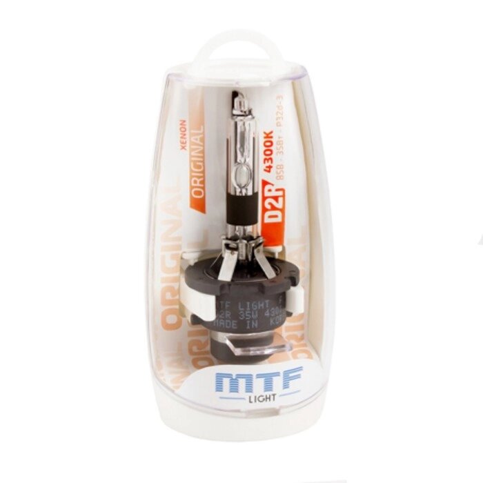 Ксеноновая лампа MTF Light ORIGINAL, D2R, 12 В, 35 Вт, 4300К от компании Интернет-гипермаркет «MALL24» - фото 1