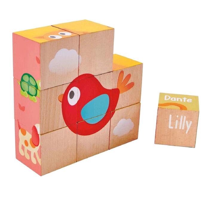 Кубики "Лили", 9 элементов от компании Интернет-гипермаркет «MALL24» - фото 1