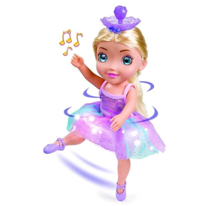 Кукла "Танцующая Балерина", светлые волосы, световые и звуковые эффекты, 45см от компании Интернет-гипермаркет «MALL24» - фото 1