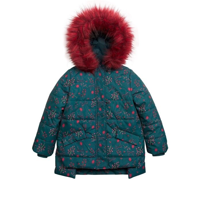 Куртка для девочек, рост 104 см, цвет изумрудный от компании Интернет-гипермаркет «MALL24» - фото 1
