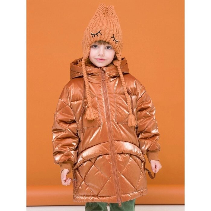 Куртка для девочек, рост 110 см, цвет охра от компании Интернет-гипермаркет «MALL24» - фото 1