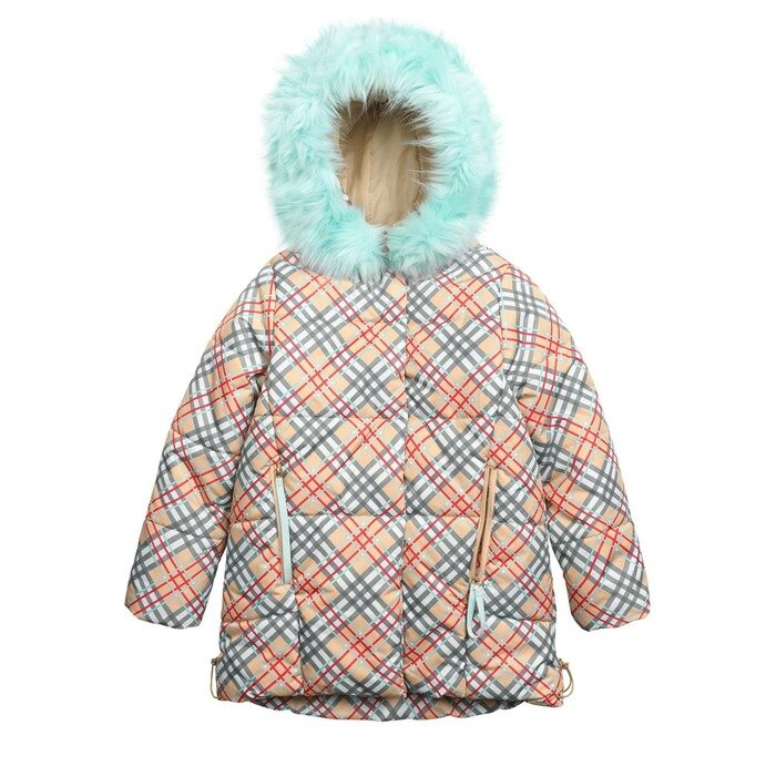 Куртка для девочек, рост 122 см, цвет бежевый от компании Интернет-гипермаркет «MALL24» - фото 1