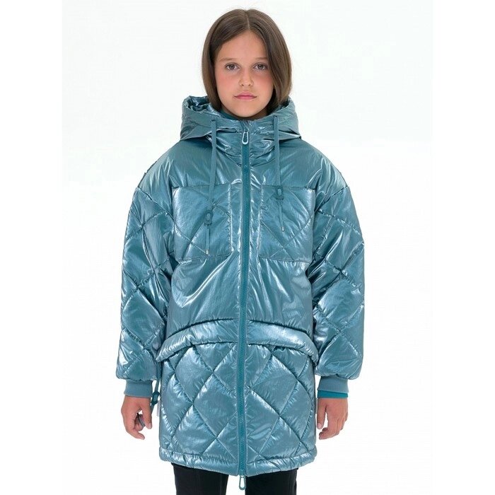Куртка для девочек, рост 158 см, цвет голубой от компании Интернет-гипермаркет «MALL24» - фото 1