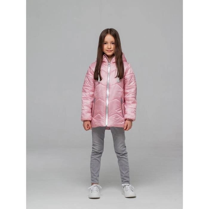Куртка для девочки "Зефирка", рост 104 см, цвет розовый от компании Интернет-гипермаркет «MALL24» - фото 1