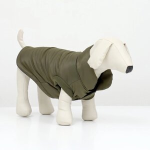 Куртка для собак "Прятки", размер L, зелёная