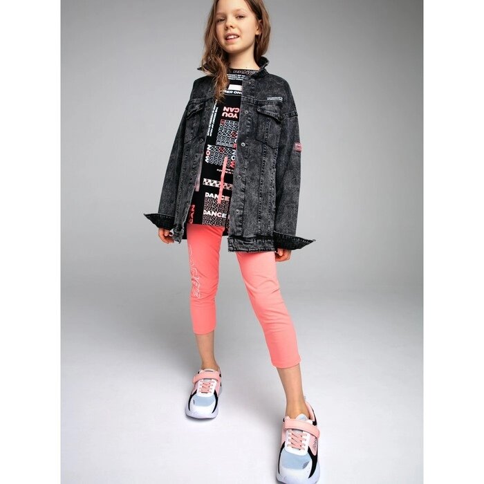 Куртка джинсовая для девочек, рост 146 см от компании Интернет-гипермаркет «MALL24» - фото 1