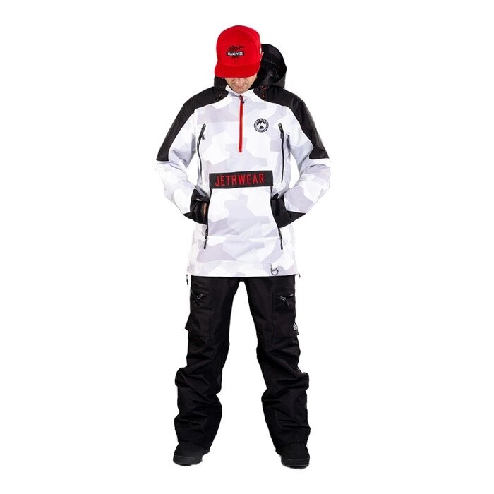Куртка Jethwear Flight с утеплителем, размер L, белый, серый, чёрный от компании Интернет-гипермаркет «MALL24» - фото 1