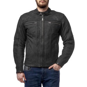 Куртка кожаная Armada, черная, 2XL