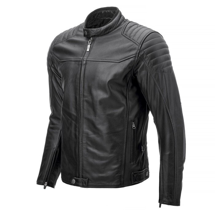 Куртка кожаная MOTEQ Rider, мужская, черный, S от компании Интернет-гипермаркет «MALL24» - фото 1