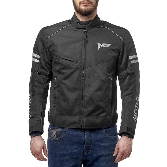 Куртка текстильная AIRFLOW черная, XL от компании Интернет-гипермаркет «MALL24» - фото 1