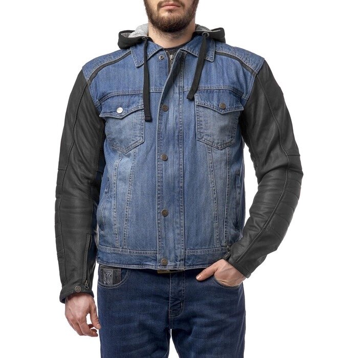 Куртка текстильная MOTEQ Groot, мужская, синий/черный, 4XL от компании Интернет-гипермаркет «MALL24» - фото 1