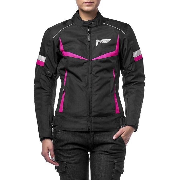 Куртка женская ASTRA черно-розовая, S от компании Интернет-гипермаркет «MALL24» - фото 1