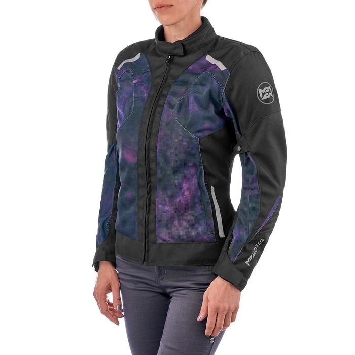 Куртка женская MOTEQ Destiny, текстиль, размер L, цвет черный/фиолетовый от компании Интернет-гипермаркет «MALL24» - фото 1