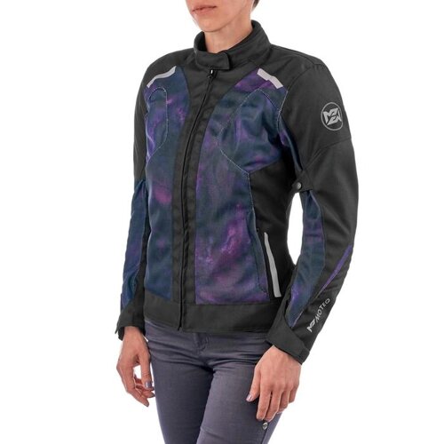 Куртка женская MOTEQ Destiny, текстиль, размер L, цвет черный/фиолетовый