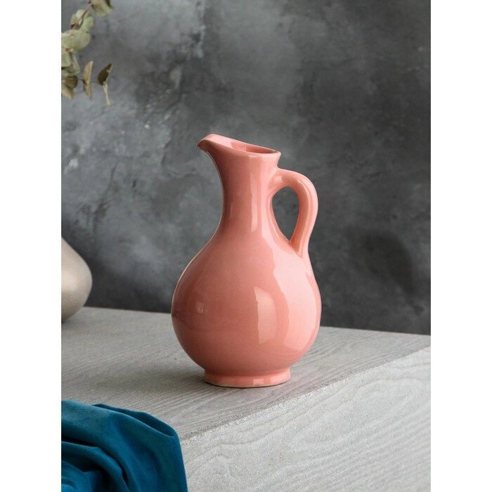 Кувшин "Шираз", 1.4 л, розовый, керамика, Иран от компании Интернет-гипермаркет «MALL24» - фото 1
