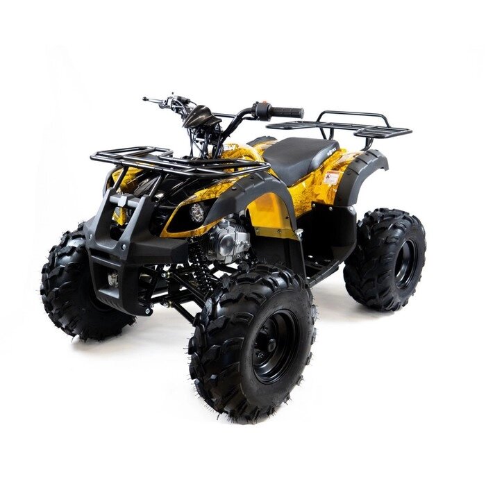 Квадроцикл бензиновый MOTAX ATV Grizlik Super LUX 125 cc NEW, желтый камуфляж, электростартер, родительский контроль от компании Интернет-гипермаркет «MALL24» - фото 1