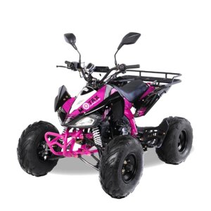 Квадроцикл бензиновый MOTAX ATV T-Rex Super LUX 125 cc, черно-фиолетовый