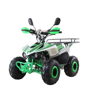 Квадроцикл бензиновый MOTAX MIKRO 110 сс, бело-зеленый