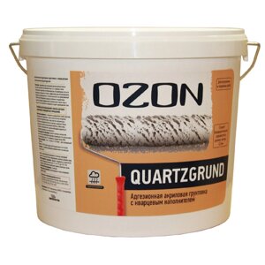 Кварц-грунт OZON Quartzgrund ВД-АК 032М акриловая 15 кг