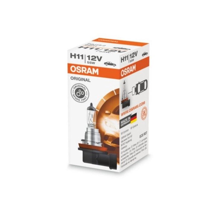 Лампа автомобильная Osram, H11, 12 В, 55 Вт, 64211 от компании Интернет-гипермаркет «MALL24» - фото 1