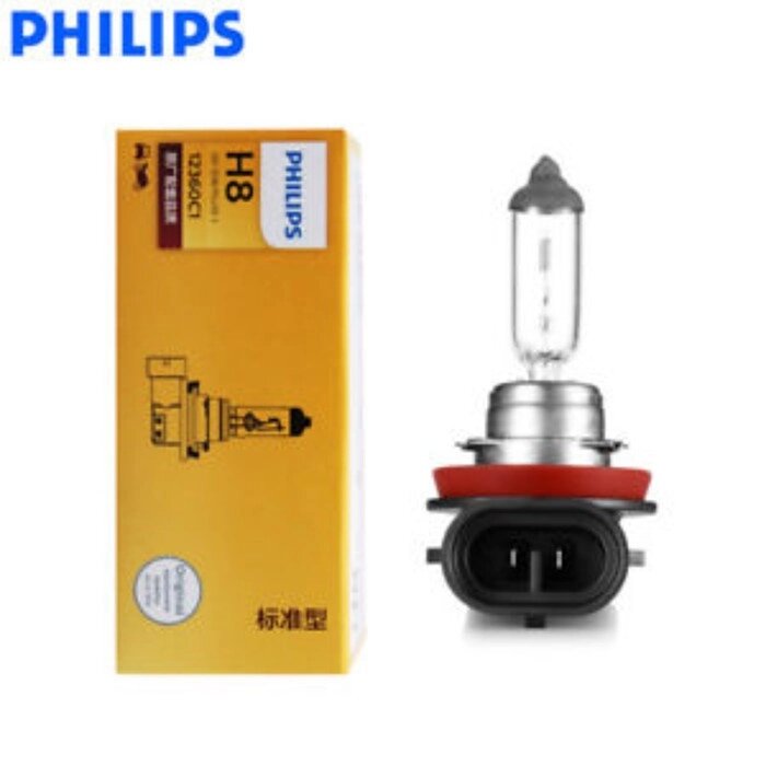 Лампа автомобильная Philips, H8, 12 В, 35 Вт, 12360C1 от компании Интернет-гипермаркет «MALL24» - фото 1