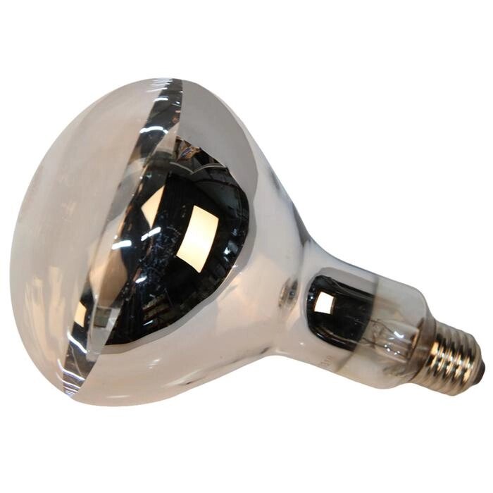 Лампа инфракрасная 175 Вт Inter Heat, Е27 R125, закаленное стекло, прозрачная от компании Интернет-гипермаркет «MALL24» - фото 1