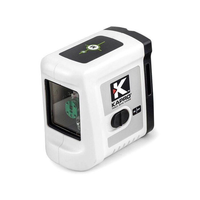 Лазерный уровень KAPRO 862G, зеленый, 2 луча, 20 м,  3 °, 1/4", V-образный паз, магниты от компании Интернет-гипермаркет «MALL24» - фото 1