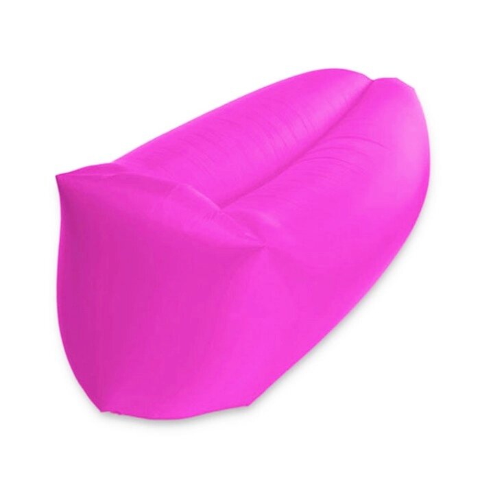 Лежак AirPuf, надувной, цвет розовый от компании Интернет-гипермаркет «MALL24» - фото 1