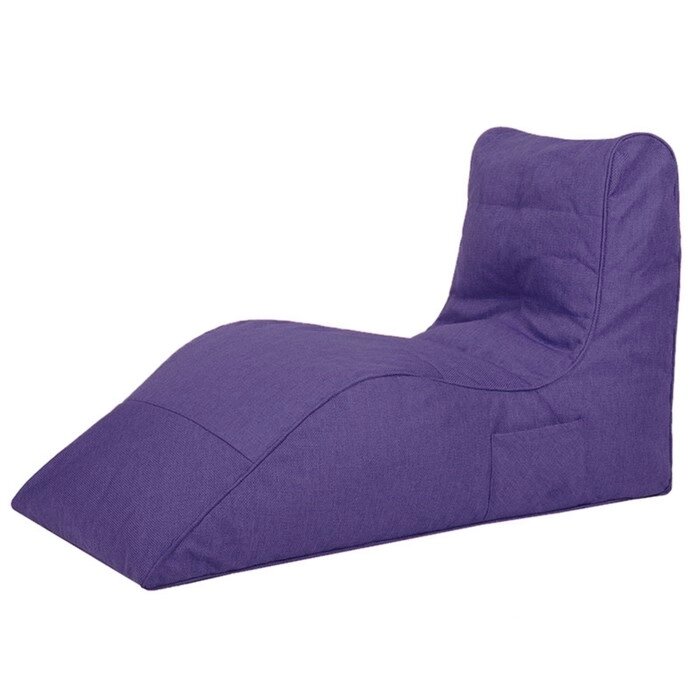 Лежак "Челси", размер 88х65х125 см, цвет фиолетовый от компании Интернет-гипермаркет «MALL24» - фото 1