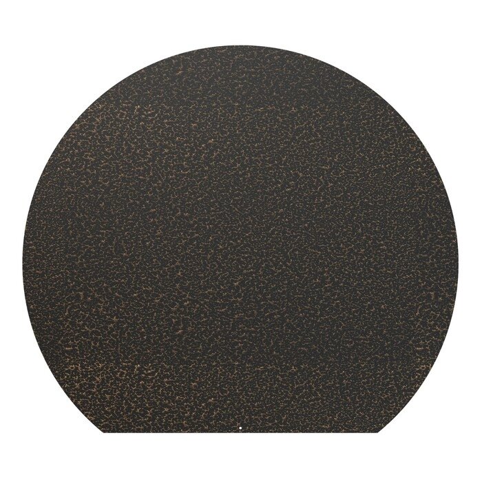 Лист притопочный, круглый, антик бронза, сталь 1,2 мм, 90 х 80 см от компании Интернет-гипермаркет «MALL24» - фото 1