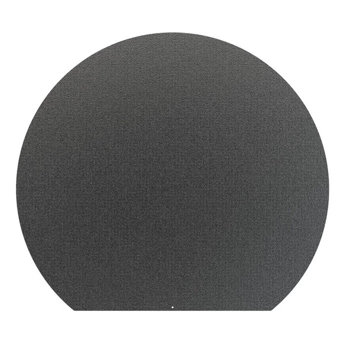Лист притопочный, круглый, чёрный, сталь 1,2 мм, 90 х 80 см от компании Интернет-гипермаркет «MALL24» - фото 1