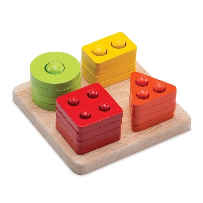 Логическая игрушка "Считаем до четырех" от компании Интернет-гипермаркет «MALL24» - фото 1