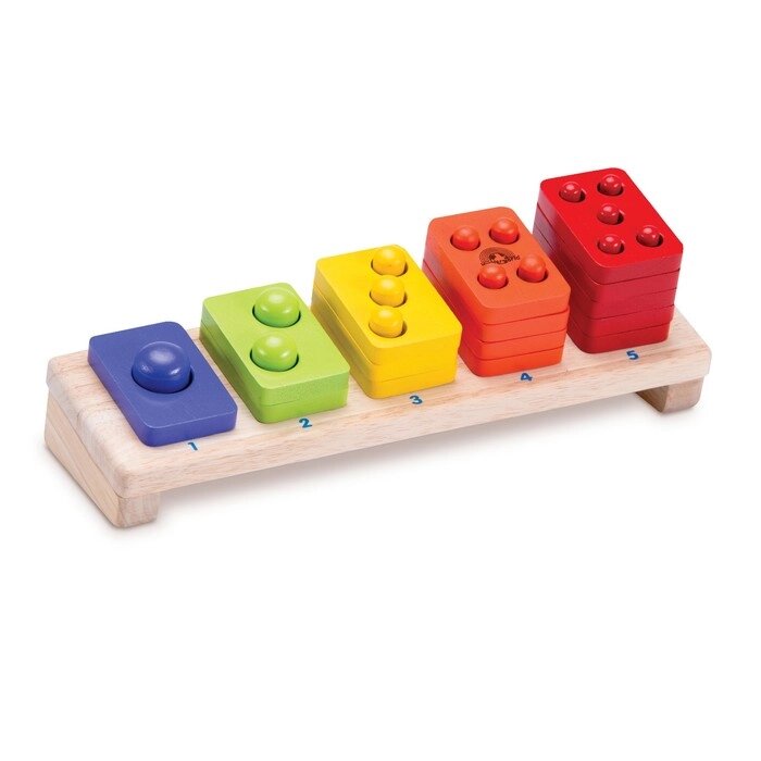 Логическая игрушка "Считаем до пяти" от компании Интернет-гипермаркет «MALL24» - фото 1