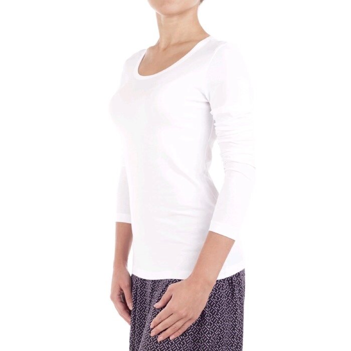 Лонгслив женский Celg Comfort LF 568, размер 44, рост 170-176 см, цвет белый от компании Интернет-гипермаркет «MALL24» - фото 1
