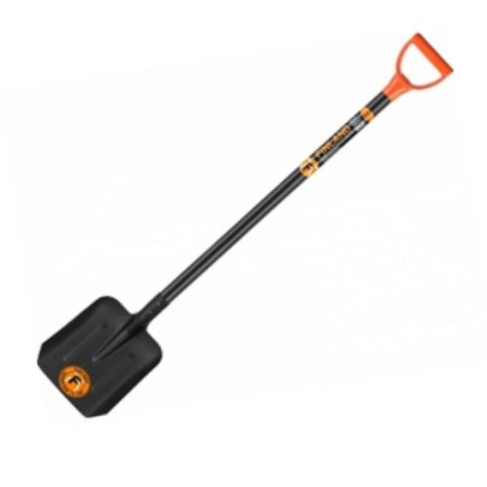Лопата совковая, толщина 1.6 мм, рёбра жёсткости, деревянный черенок, с ручкой от компании Интернет-гипермаркет «MALL24» - фото 1