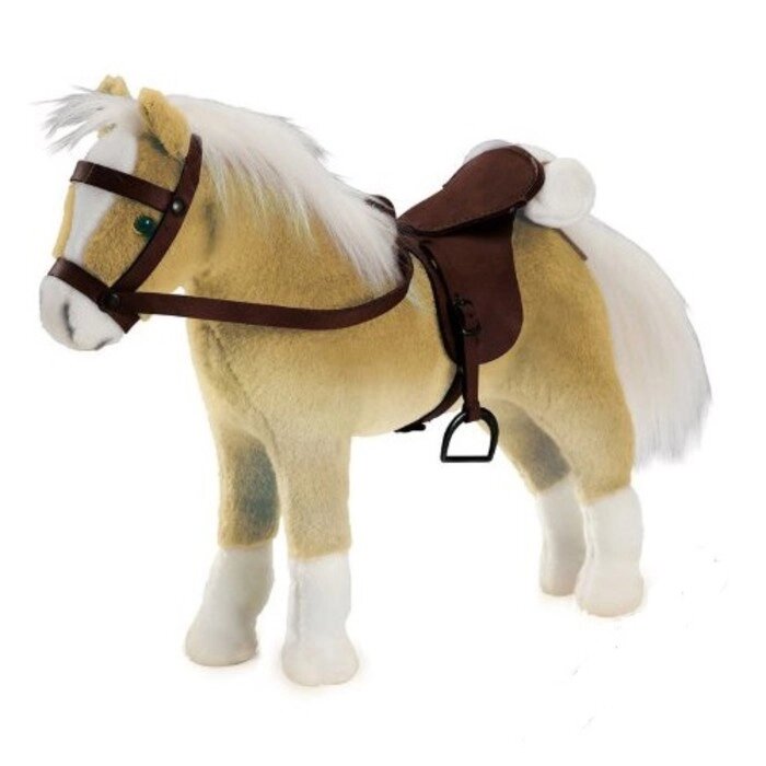 Лошадь для кукол "Хафлингер" с седлом и уздечкой от компании Интернет-гипермаркет «MALL24» - фото 1