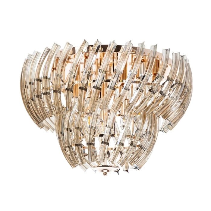 Люстра потолочная Arte Lamp Ella A1054PL-9GO, E14, 9х40 Вт, 65х65х40 см, золотистый от компании Интернет-гипермаркет «MALL24» - фото 1