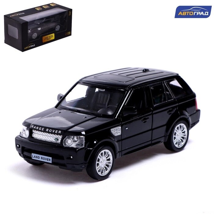 Машина металлическая LAND ROVER RANGE ROVER SPORT,1:32, открываются двери, инерция, цвет чёрный от компании Интернет-гипермаркет «MALL24» - фото 1