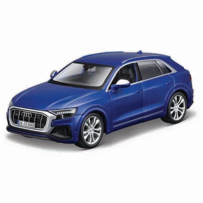 Машинка Bburago Audi Sq8 2020, Die-Cast, 1:32, цвет синий от компании Интернет-гипермаркет «MALL24» - фото 1