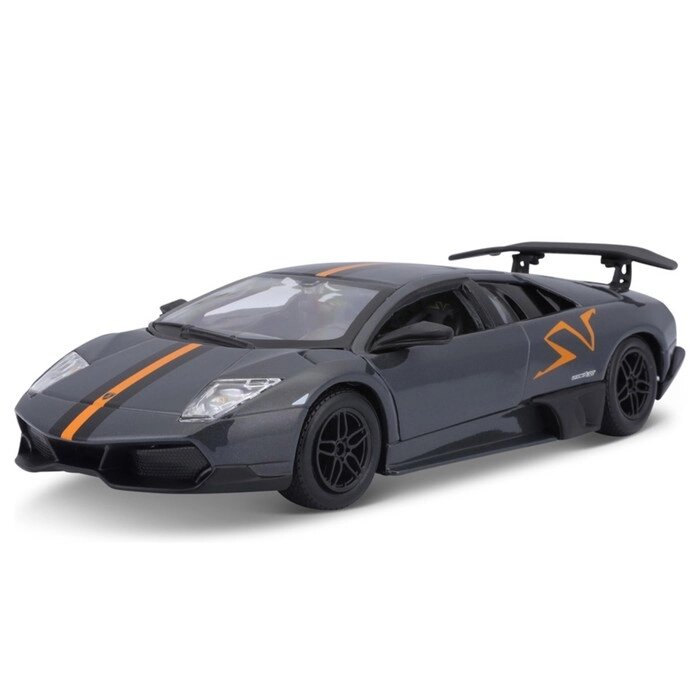 Машинка Bburago Murcielago Lp 670-4 Sv China Limited Edition, Die-Cast, 1:24, цвет серый от компании Интернет-гипермаркет «MALL24» - фото 1