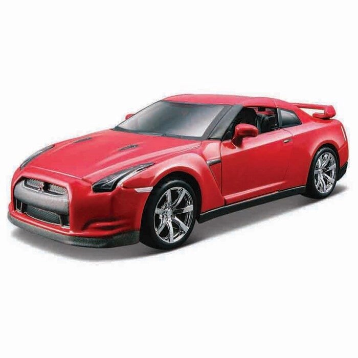 Машинка Bburago Nissan Gt-R (R35) 2009, Die-Cast, 1:32, цвет красный от компании Интернет-гипермаркет «MALL24» - фото 1