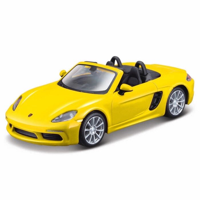 Машинка Bburago Porsche 718 Boxster, Die-Cast, 1:32, цвет красный от компании Интернет-гипермаркет «MALL24» - фото 1