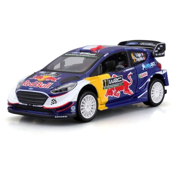 Машинка гоночная Bburago 2017 M-Sport Ford Fiesta Wrc, Die-Cast, 1:32, цвет синий от компании Интернет-гипермаркет «MALL24» - фото 1