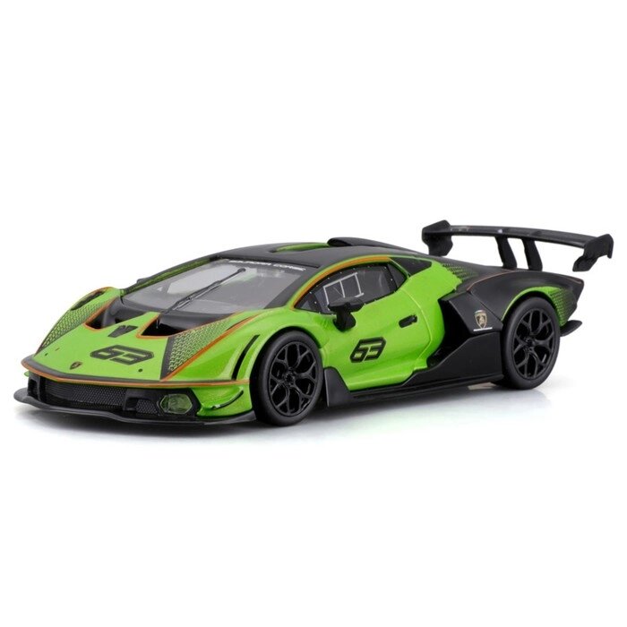 Машинка гоночная Bburago Lamborghini Essenza Scv12, Die-Cast, 1:32, цвет зелёный от компании Интернет-гипермаркет «MALL24» - фото 1